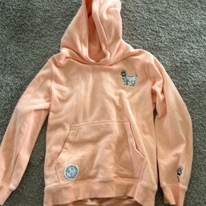 Goat peach hoodie